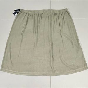 Universal Thread Women's Button-Front Utility A-Line Midi Skirt - Green(4X)
